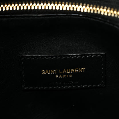 Saint Laurent Supple Calfskin Large Le 5 A 7 Soft Hobo Black 6 of 11