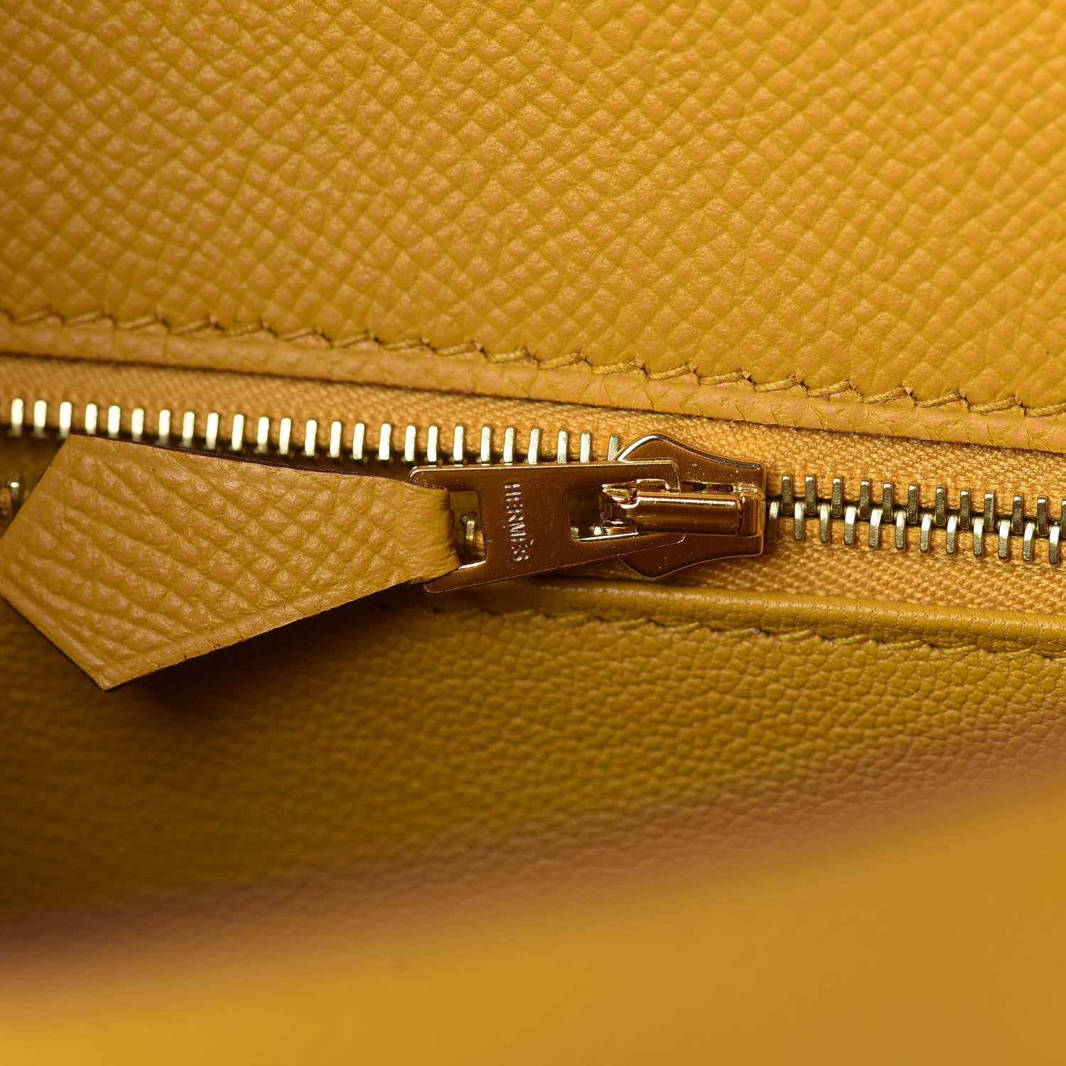 Hermes Epsom Kelly Sellier 25 Jaune Ambre 28 of 41