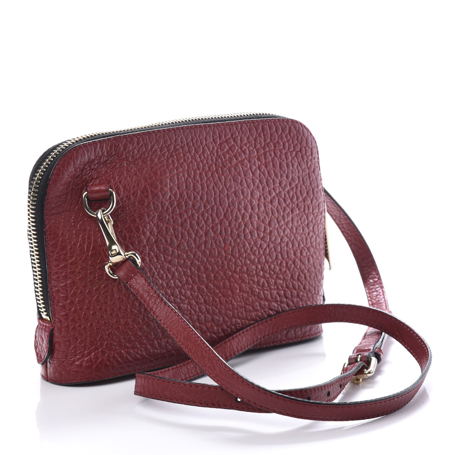 Burberry Signature Grain Small Crossbody Red 3 of 10