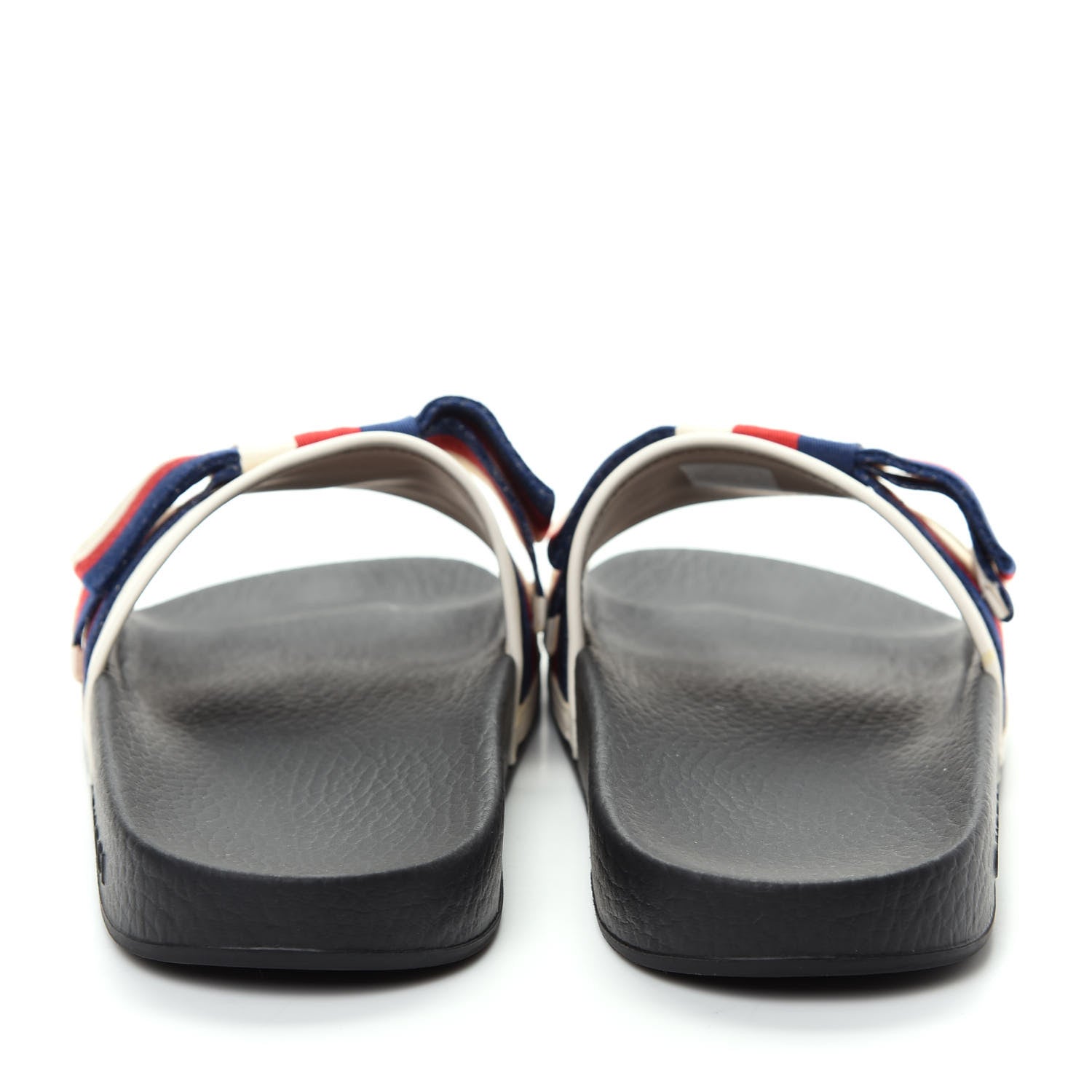Gucci Satin Web Sylvie Bow Slide Sandals 39 White 7 of 11