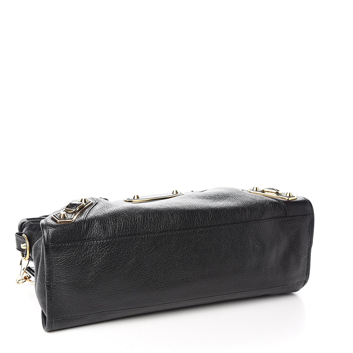 Balenciaga Chevre Gold Metallic Edge Hardware City Black 3 of 9