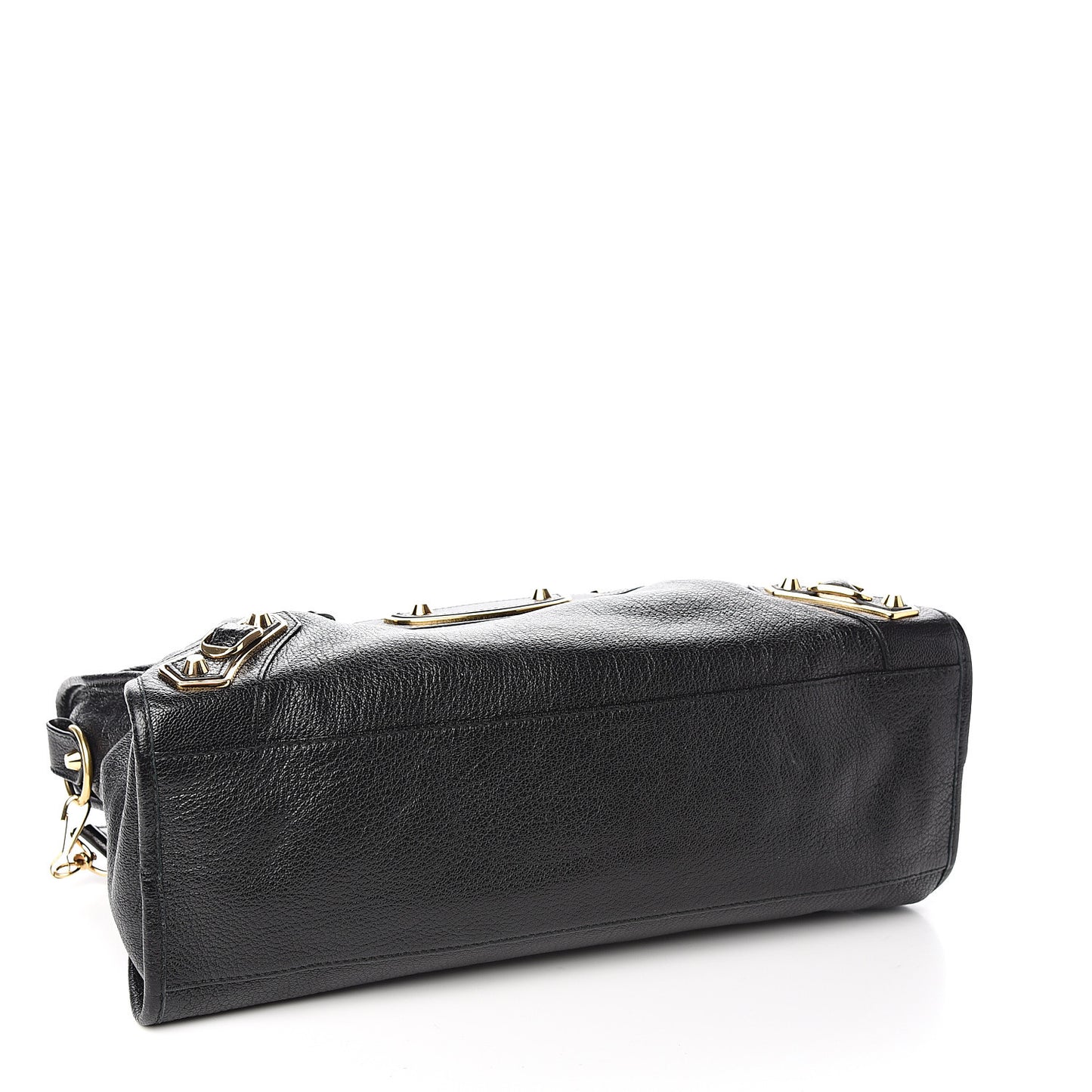 Chevre Gold Metallic Edge Hardware City Black