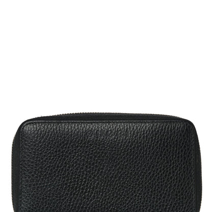 Gucci Pebbled Calfskin Zip Around Wallet Black 15 of 15