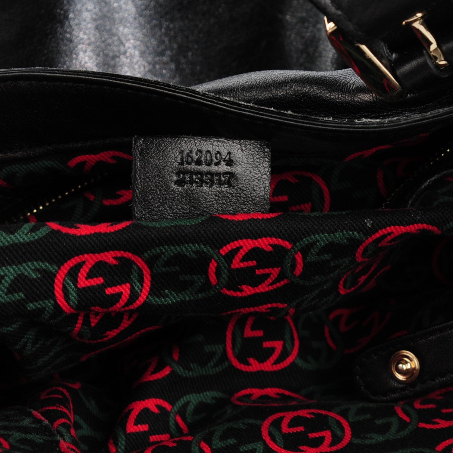 Gucci Calfskin Medium Britt Tote Black 7 of 7