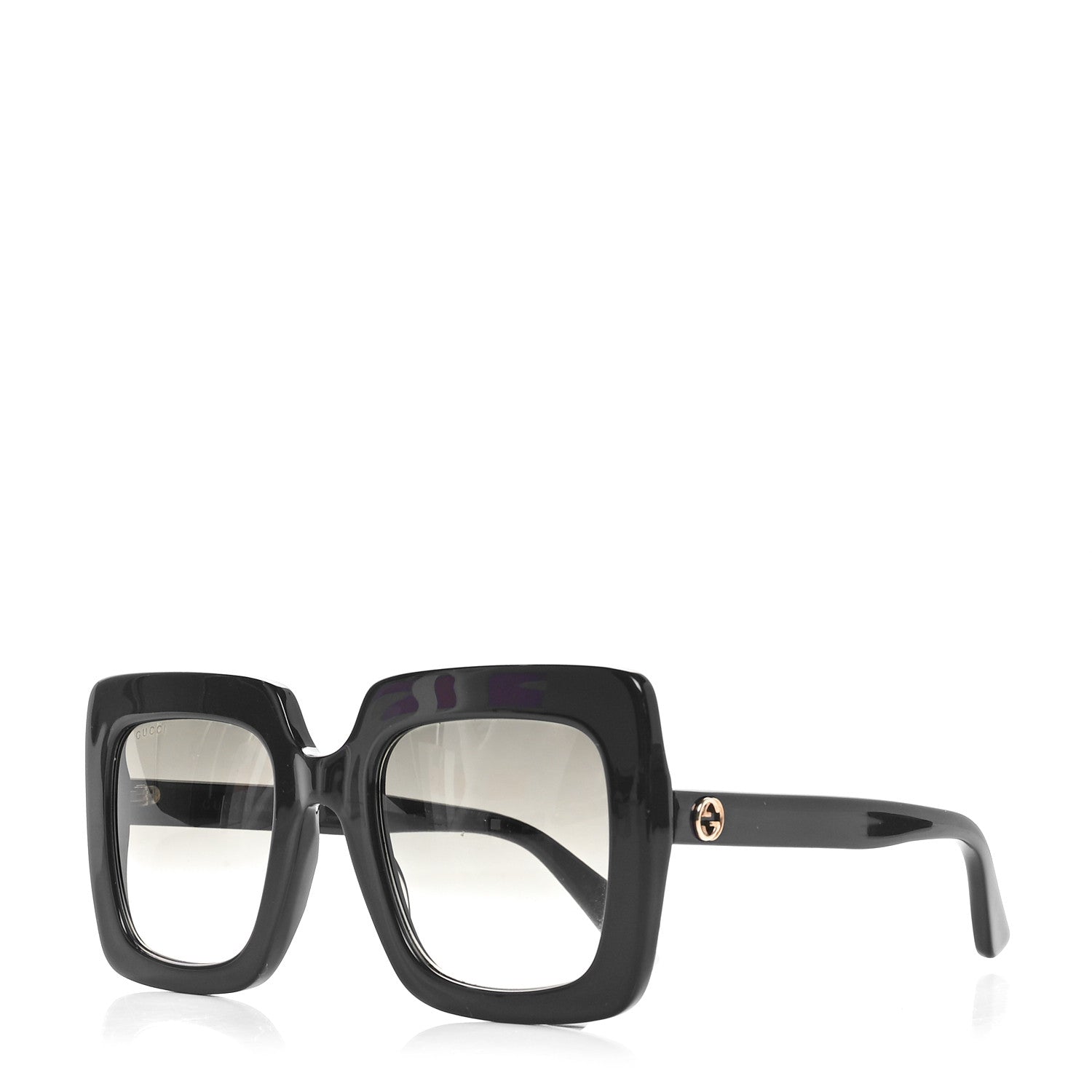 Gucci Acetate Oversize Sunglasses GG0328S Blue 1 of 7
