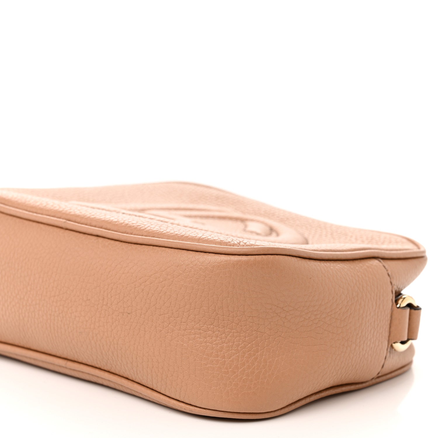 Gucci Pebbled Calfskin Small Soho Disco Bag Camelia 11 of 18