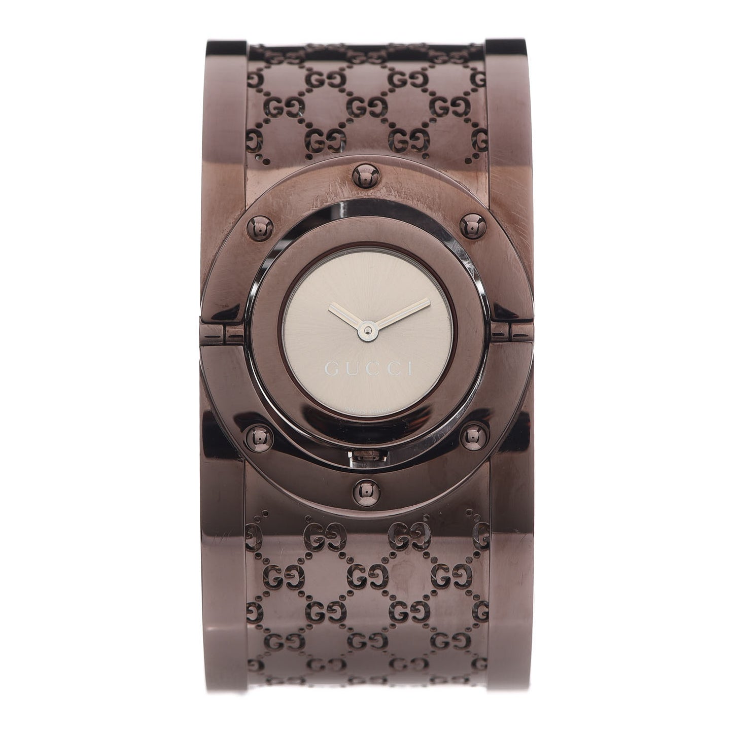 Stainless Steel 33mm Twirl Quartz Watch Bronze