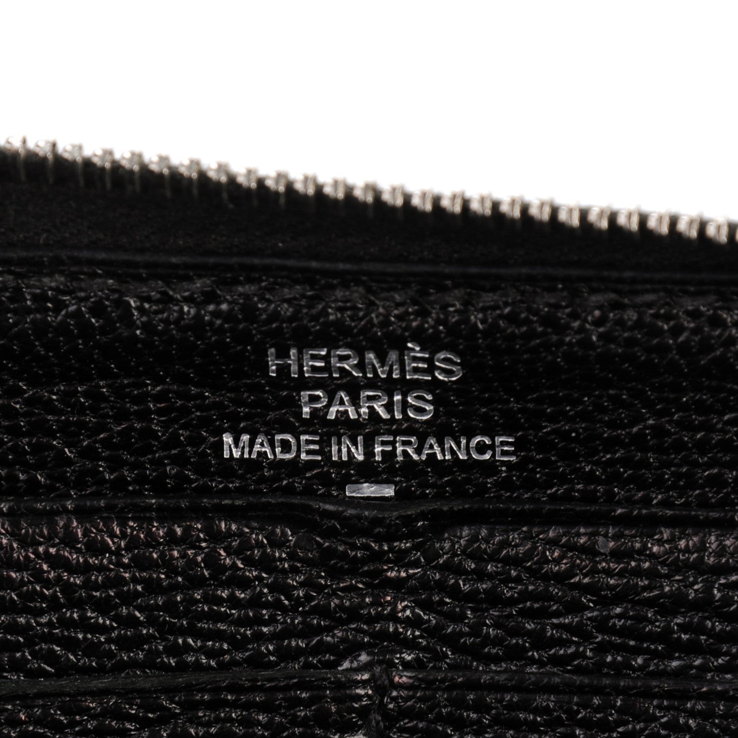 Hermes Lizard Azap Wallet Black 6 of 8