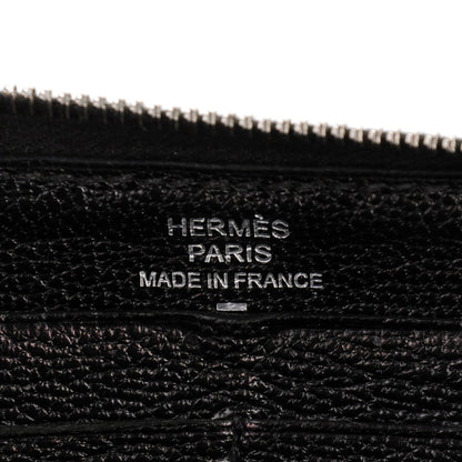 Hermes Lizard Azap Wallet Black 6 of 8