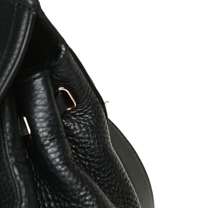 Alexander Wang Pebbled Calfskin Prisma Skeletal Backpack Black Rose Gold Hardware 13 of 13