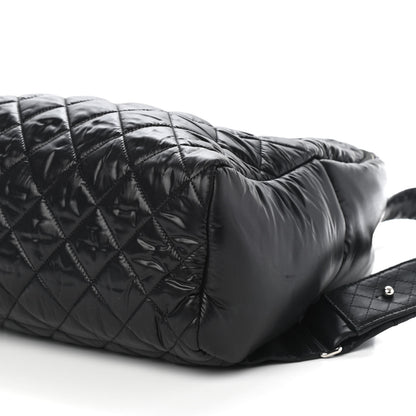 Chanel Nylon Quilted Coco Cocoon Backpack Black 8 of 9