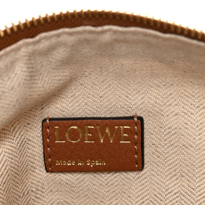 Loewe Jacquard Anagram Calfskin Small Cubi Bag Ecru Tan 6 of 10