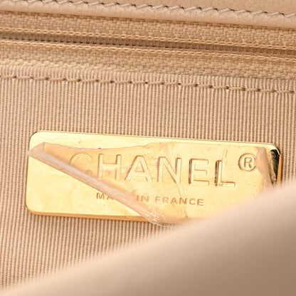 Chanel Lambskin Quilted Large Chanel 19 Flap Beige 6 of 10