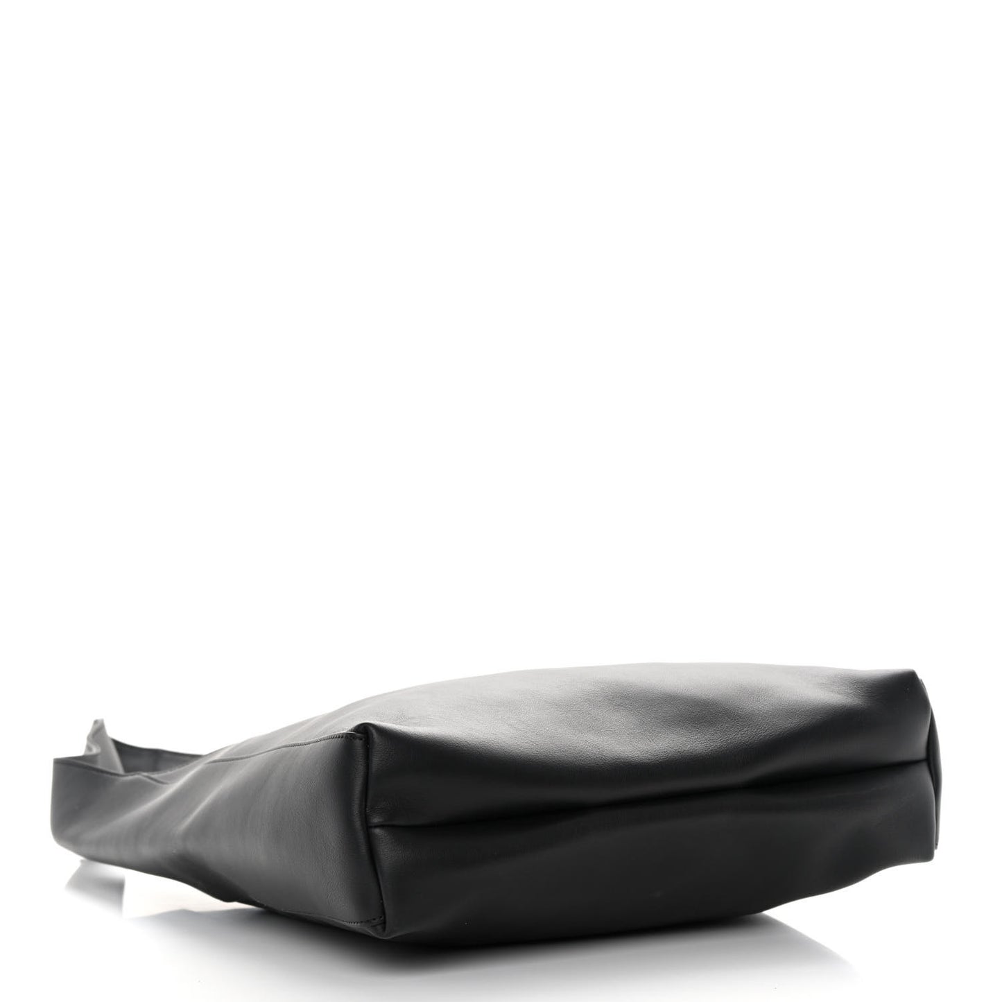 Calfskin Large Alix Padlock Zip Hobo Crossbody Bag Black