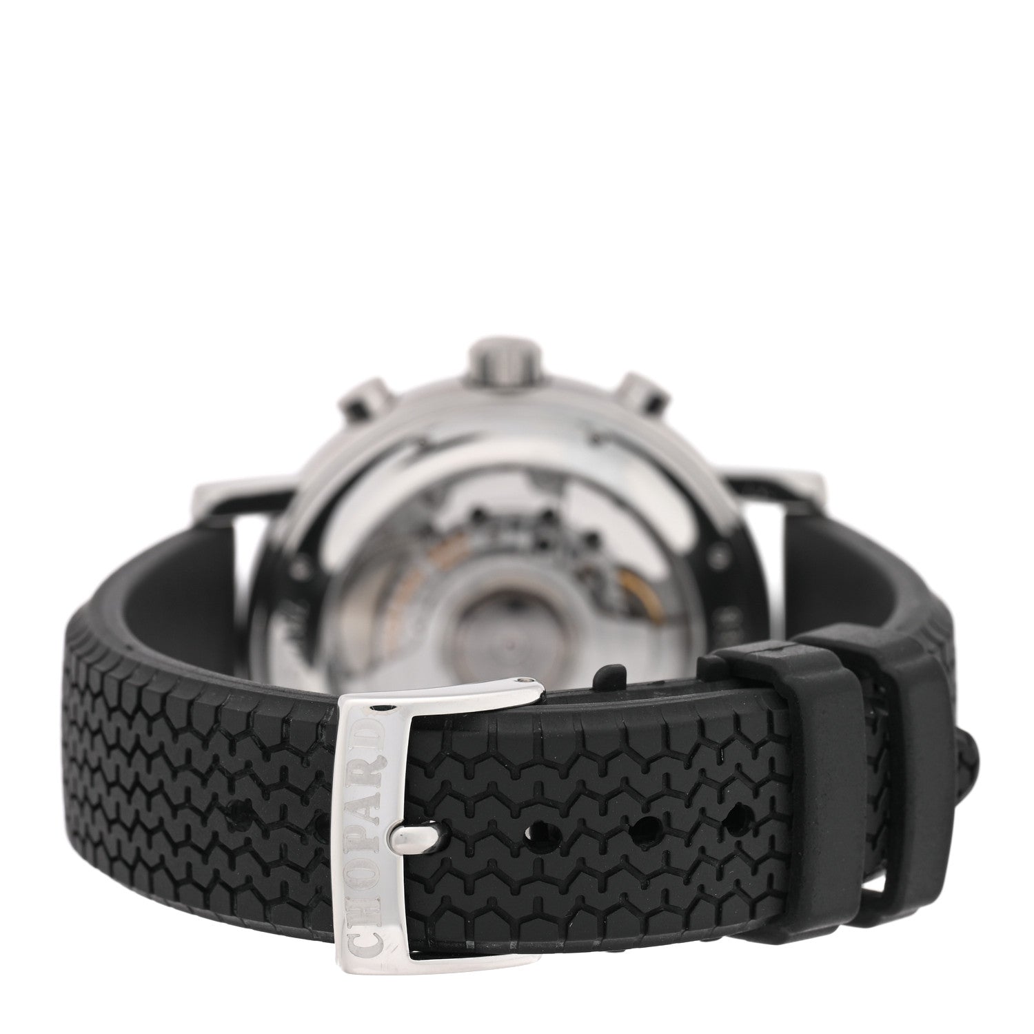 Chopard Stainless Steel Rubber 39mm Mille Miglia Chronograph Automatic Watch Black 3 of 4