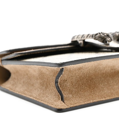 Gucci GG Supreme Monogram Super Mini Dionysus Shoulder Bag Taupe 8 of 11
