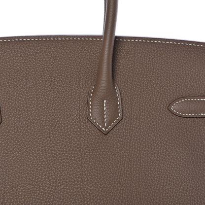 Hermes Togo Birkin 35 Etoupe 30 of 39
