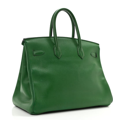 Hermes Courchevel Birkin 35 Vert Clair 3 of 11