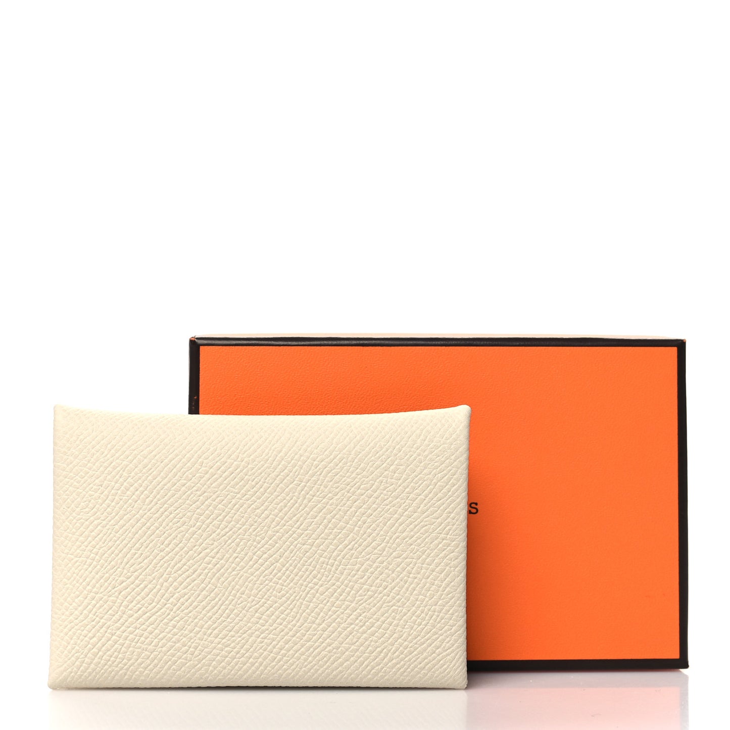 Epsom Calvi Card Case Craie Sesame