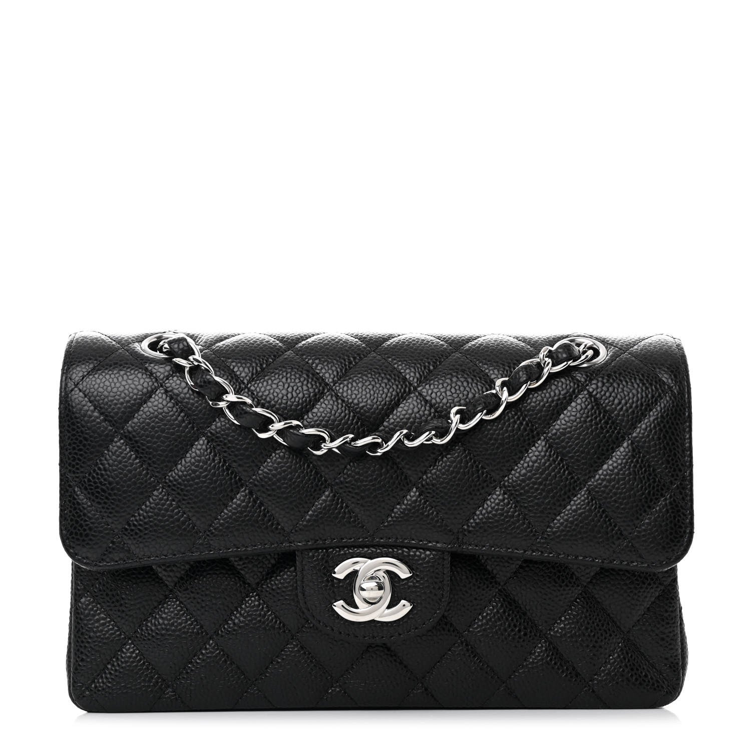 Chanel Caviar Quilted Small Double Flap Black 1 of 10