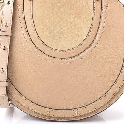 Chloe Goatskin Suede Medium Pixie Bag Pearl Beige 8 of 8