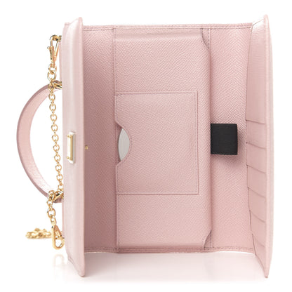 Dolce & Gabbana Dauphine Miss Sicily Smart Gloss Crossbody Bag Pink 6 of 12
