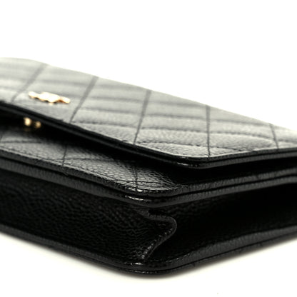 Chanel Caviar Quilted Wallet on Chain WOC Black 21 of 21