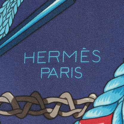 Hermes Silk Le Timbalier Scarf 90 3 of 5