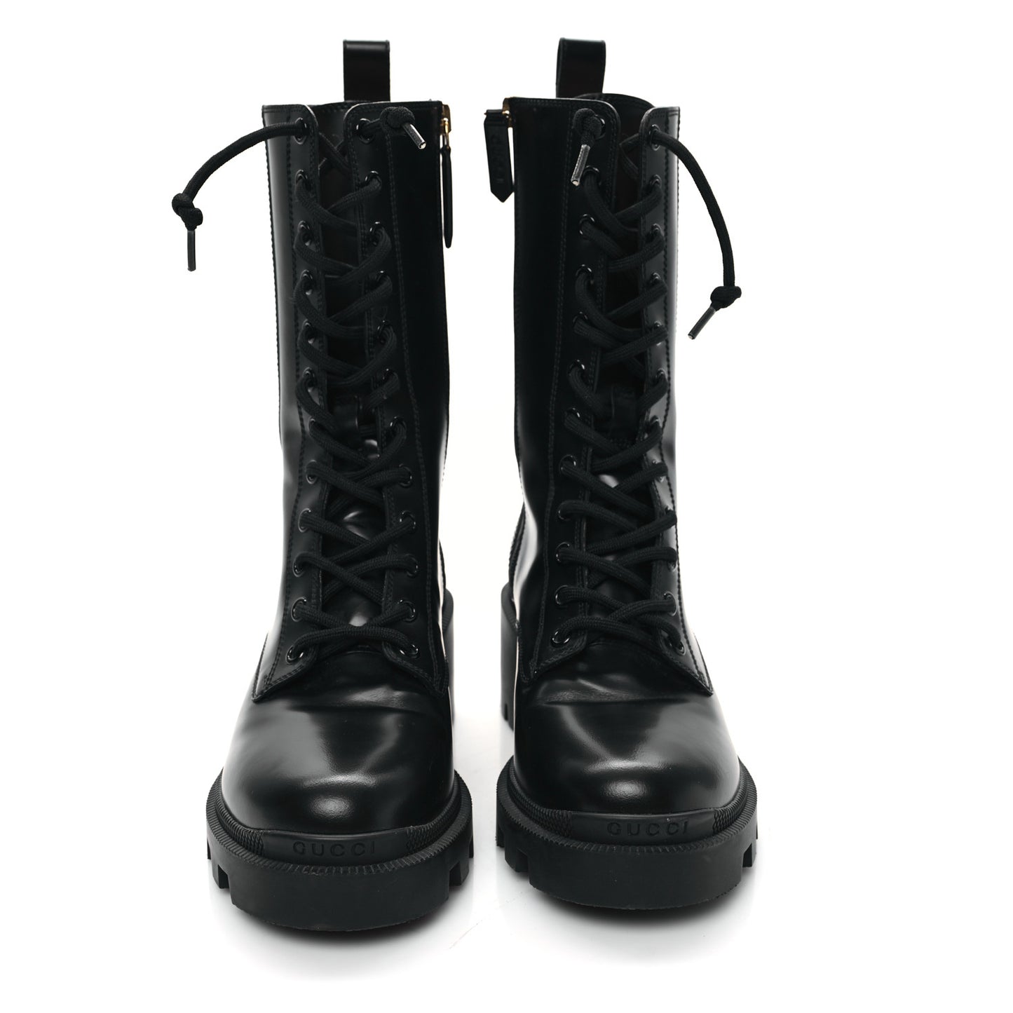 Magnum Calfskin Cirano Lux Web Lace Up Tall Combat Boots 36 Black Verde Hibiscus Red