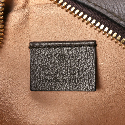 Gucci GG Supreme Monogram Web Mini Ophidia Round Shoulder Bag Brown 7 of 13