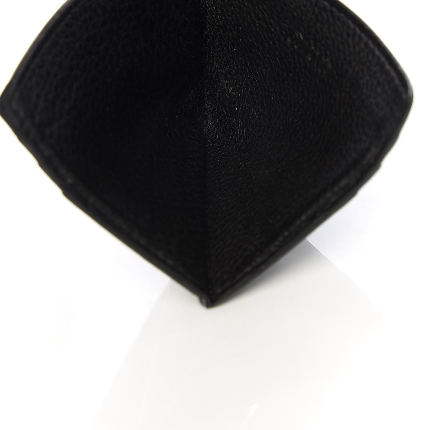 Prada Vitello Grain Card Holder Black 5 of 7