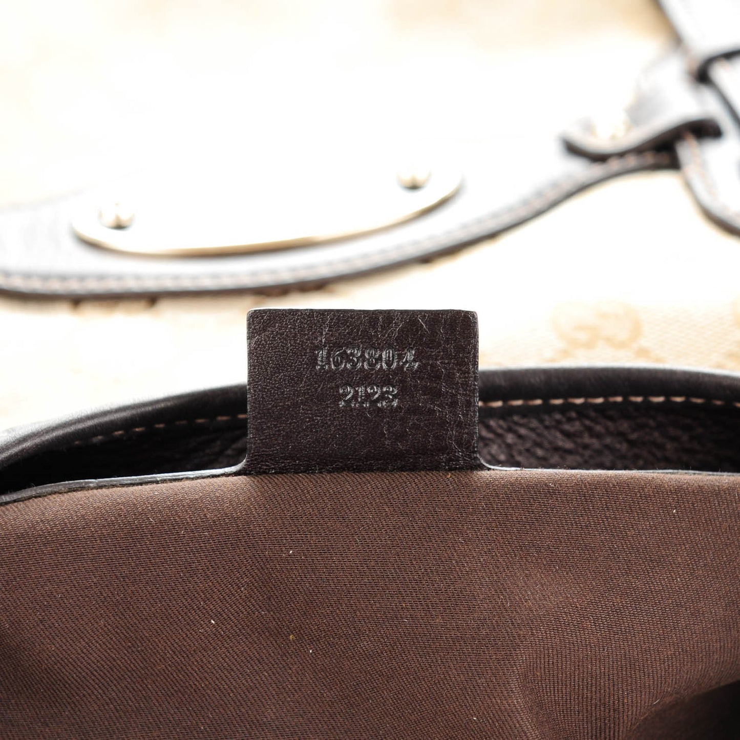 Monogram Large Horsebit 85th Anniversary Hobo Dark Brown