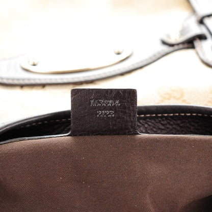 Gucci Monogram Large Horsebit 85th Anniversary Hobo Dark Brown 6 of 9