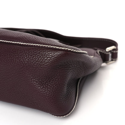 Chanel Grained Calfskin Tassel Hobo Bordeaux 9 of 9
