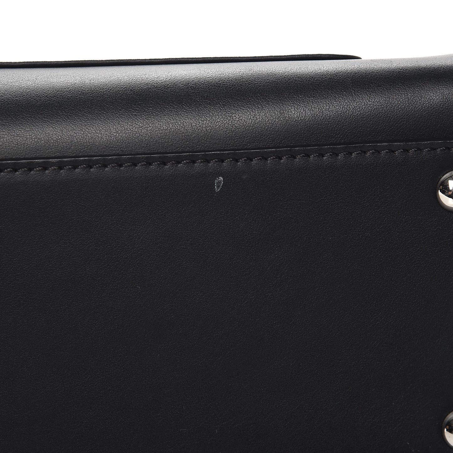 Vitello Century Opaco F is Fendi Regular Runaway Satchel Black