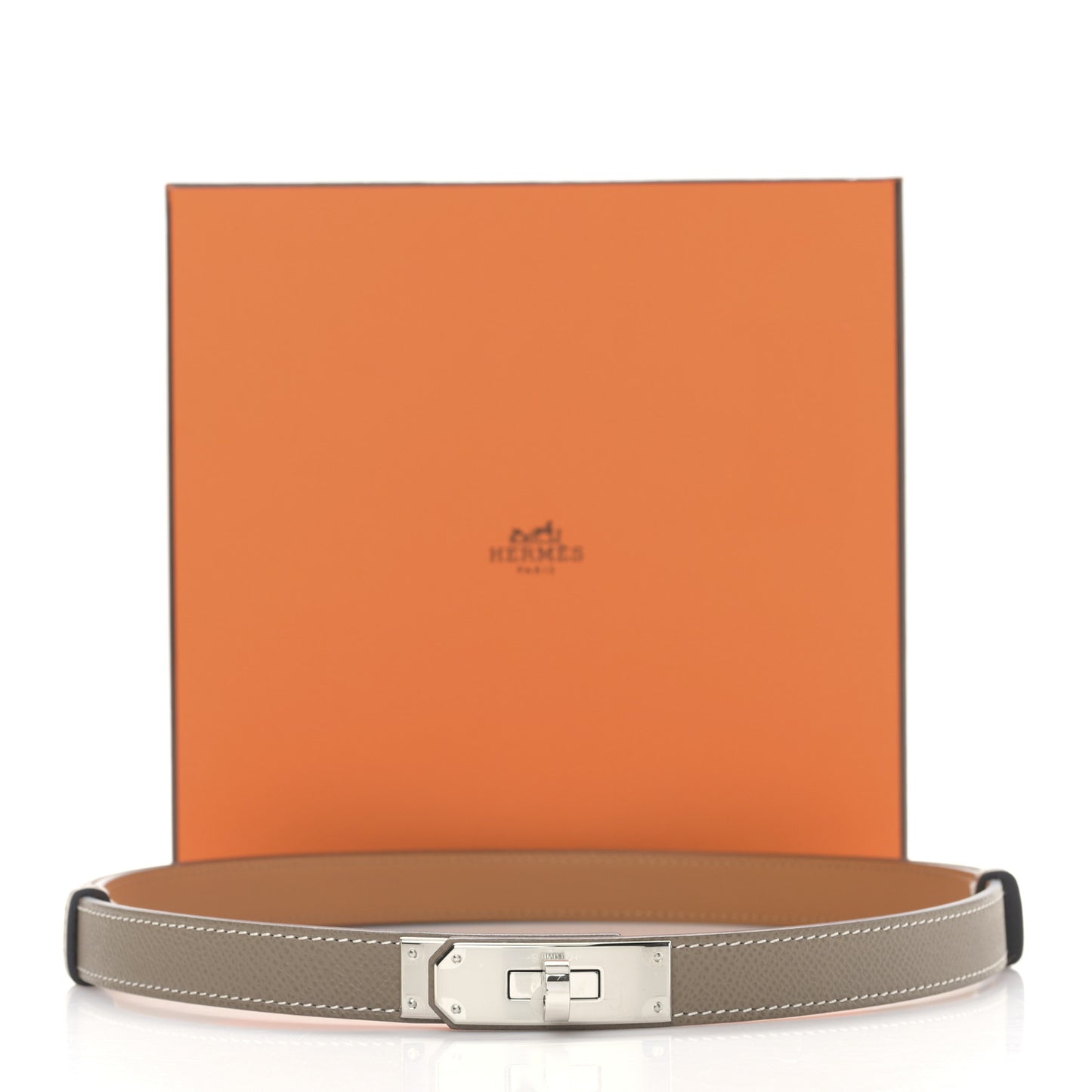 Epsom Kelly Belt Etoupe