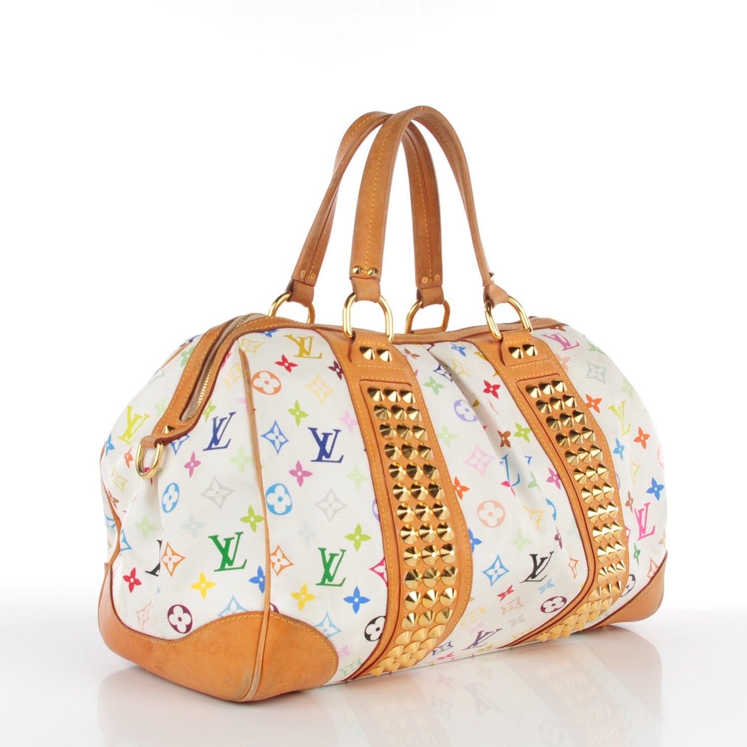 Louis Vuitton Monogram Multicolor Courtney GM White 8 of 13