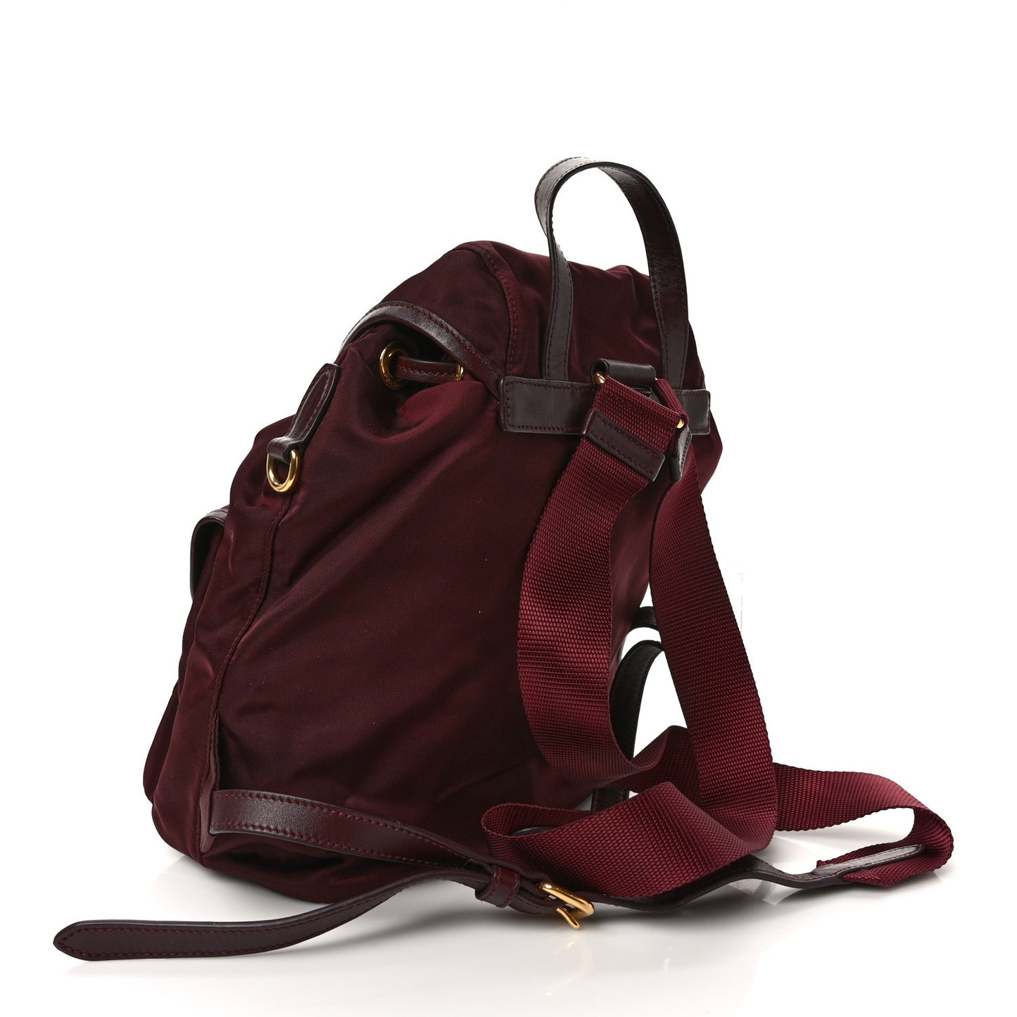 Tessuto Nylon Small Backpack Bordeaux