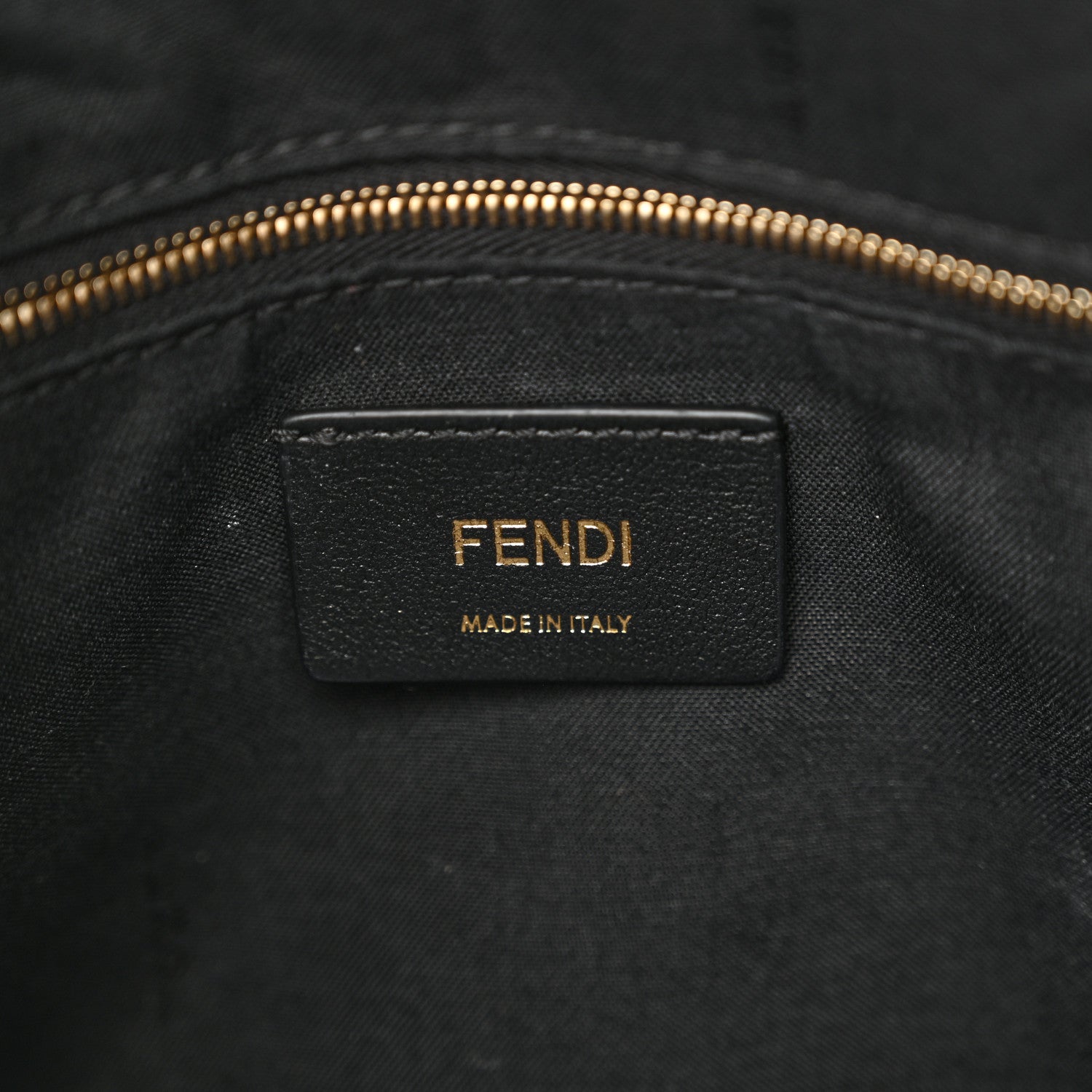 Fendi Shearling Macro FF 1974 Mini Backpack Tobacco Black 6 of 12