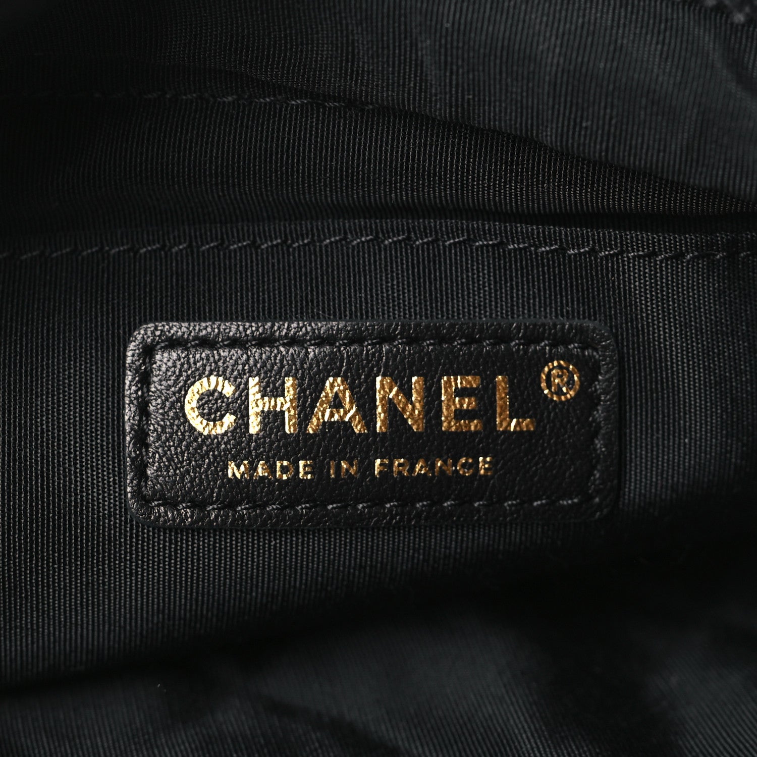 Chanel Denim Quilted Mood Small Bucket With Chain Black Multicolor 6 of 9