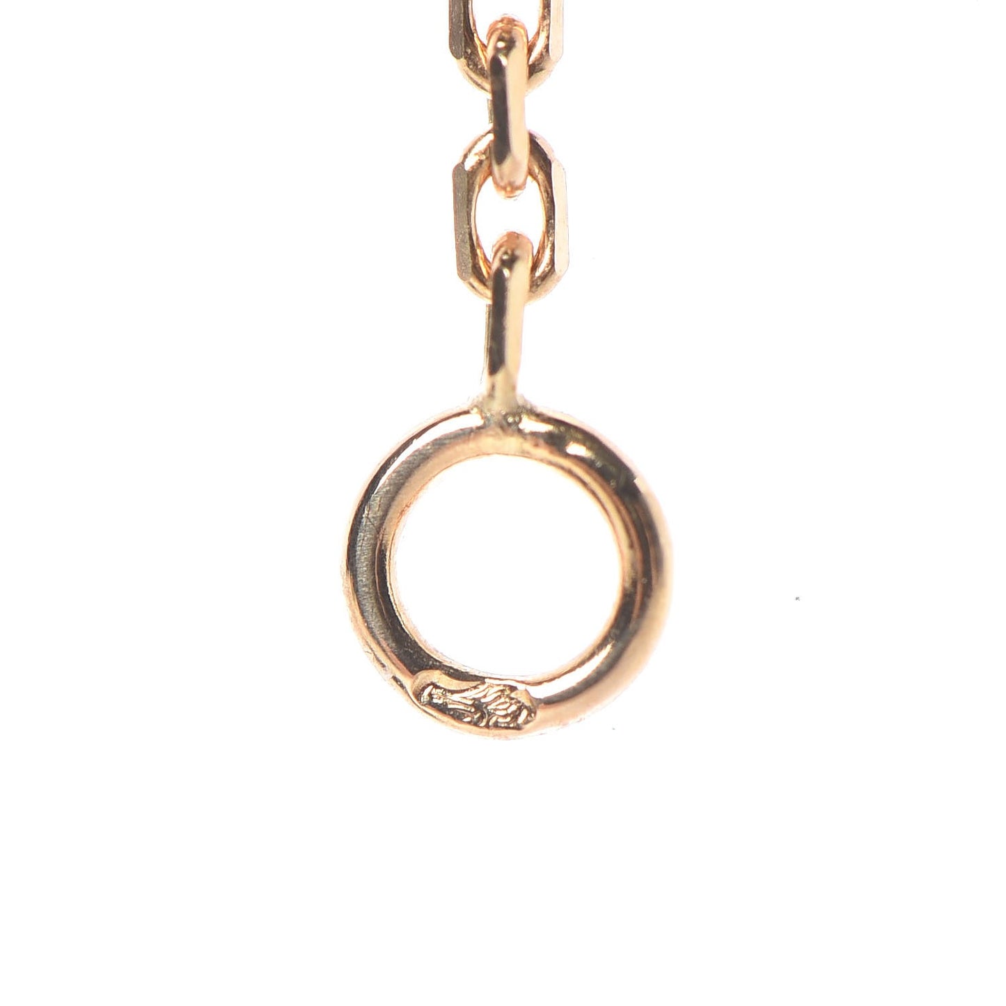 18K Yellow Gold Black Onyx Vintage Alhambra Pendant Necklace