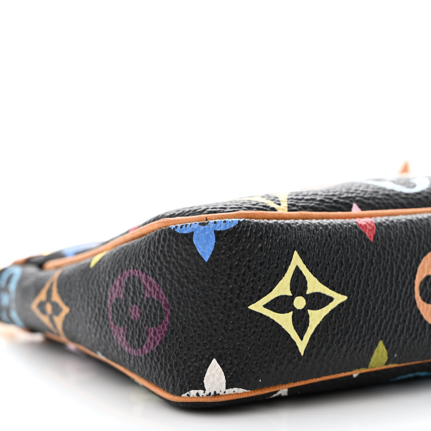 Louis Vuitton Monogram Multicolor Pochette Accessories Black 9 of 10