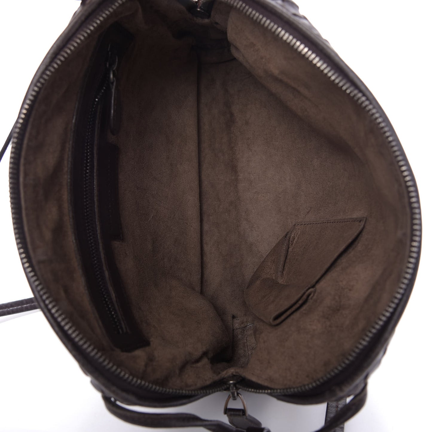 Nappa Intrecciato Pillow Crossbody Messenger Ebano