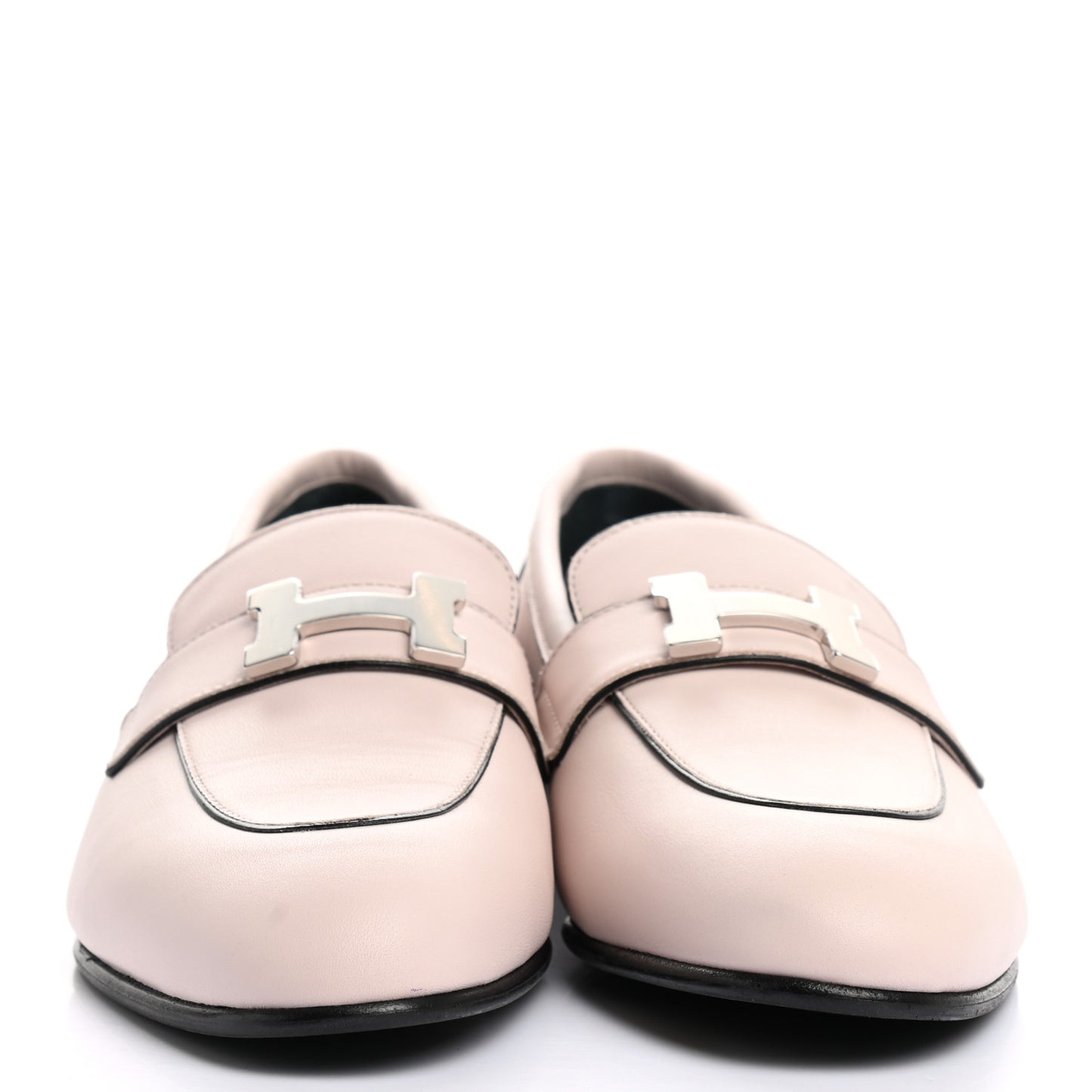 Calfskin Womens Paris Loafers 37 Rose Petale