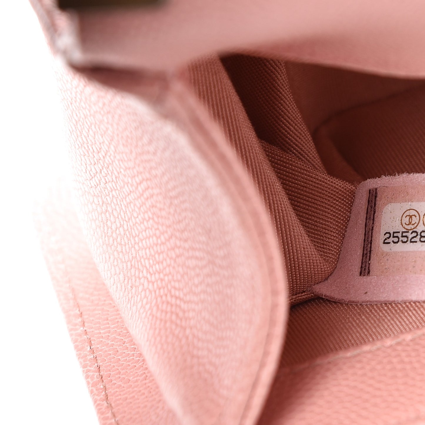 Caviar Quilted Small Boy Flap Pink