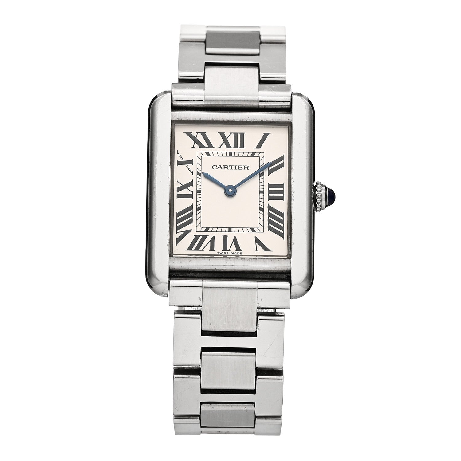 Cartier Stainless Steel 24mm Tank Solo Quartz Watch 1 of 5