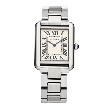 Cartier Stainless Steel 24mm Tank Solo Quartz Watch 1 of 5