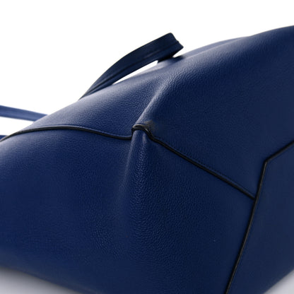 Celine Soft Grained Calfskin Small Belt Cabas Phantom Dark Blue 9 of 11