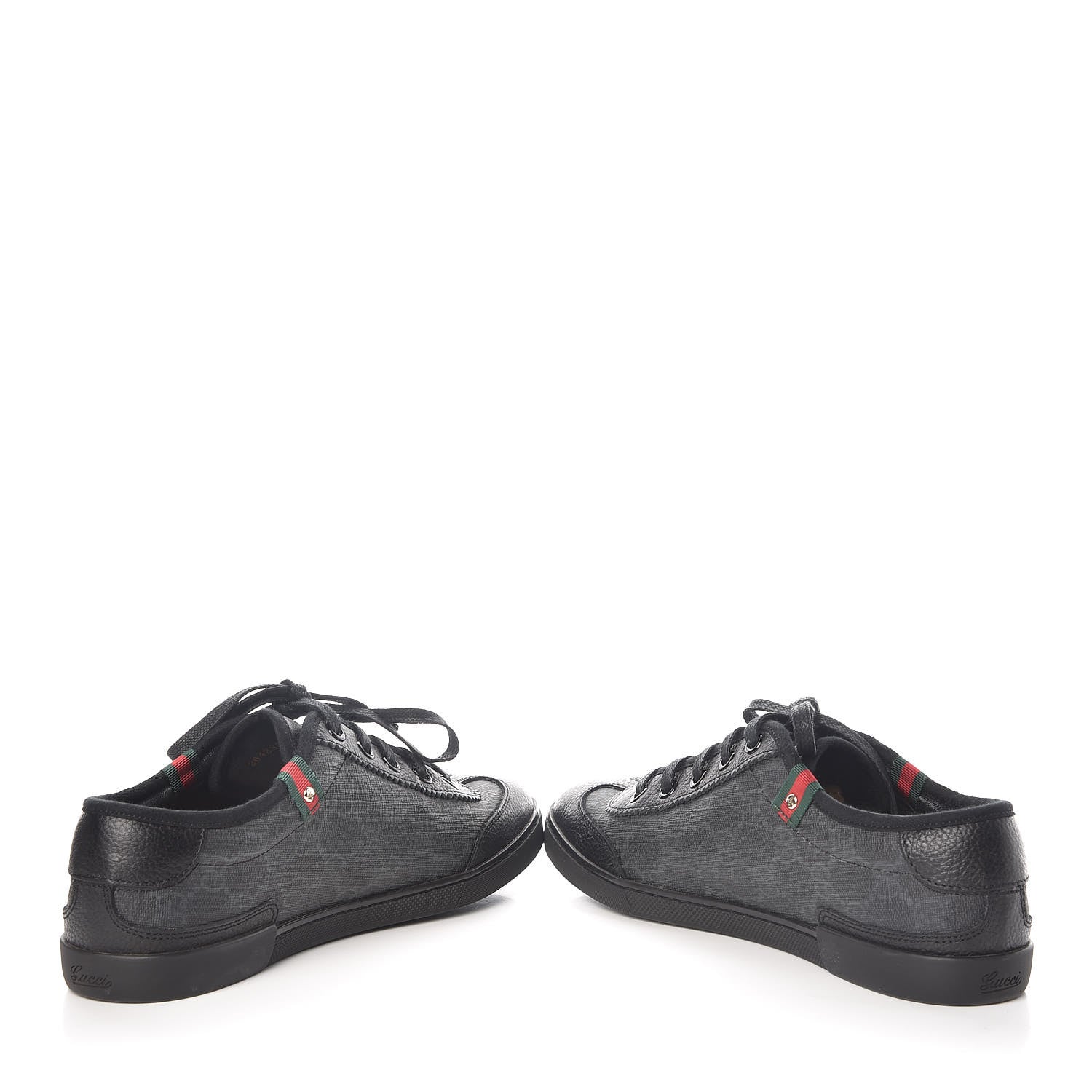 Gucci GG Supreme Monogram Womens Sneakers 36.5 Black 5 of 11