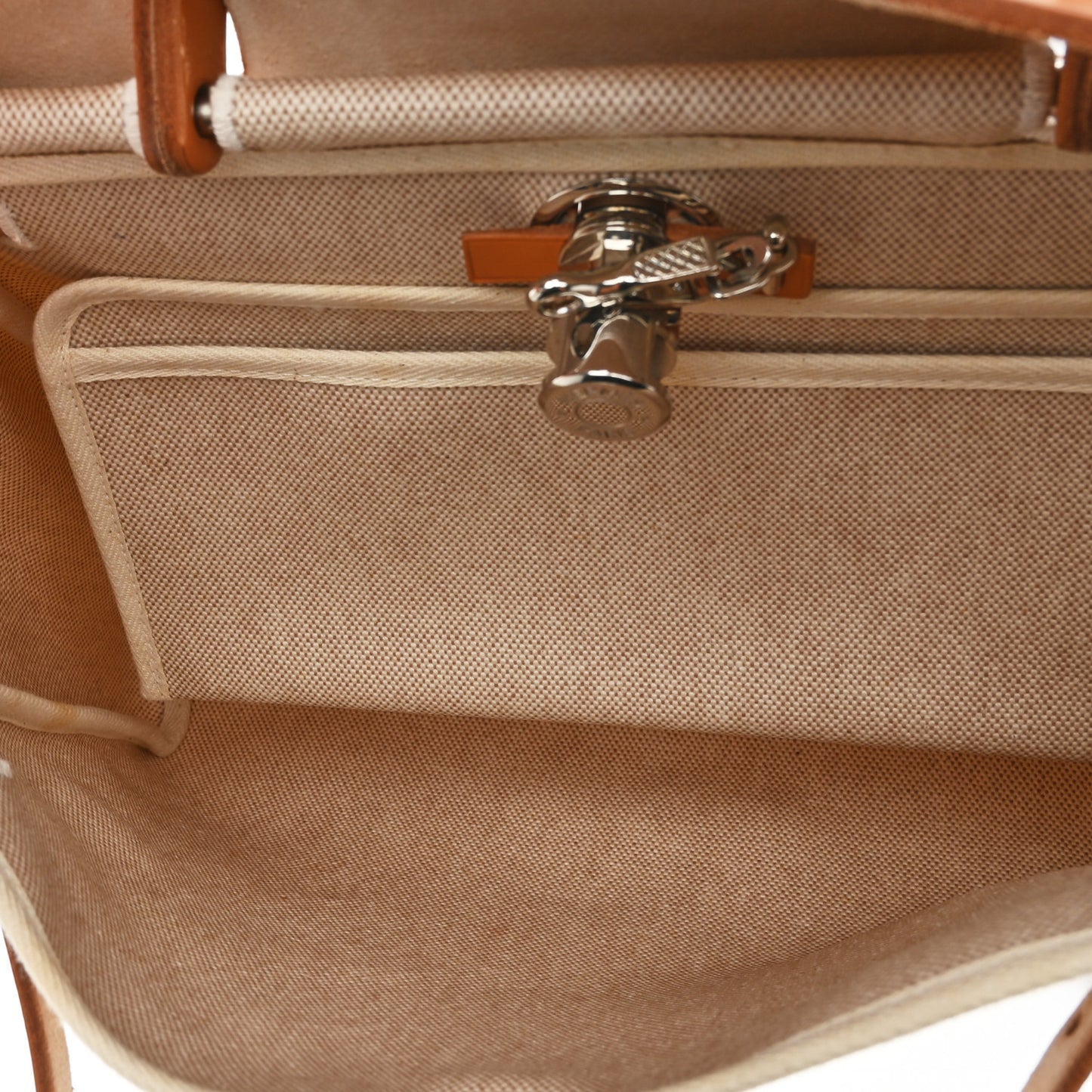 Toile Vache Calfskin Herbag PM 30 Black Natural